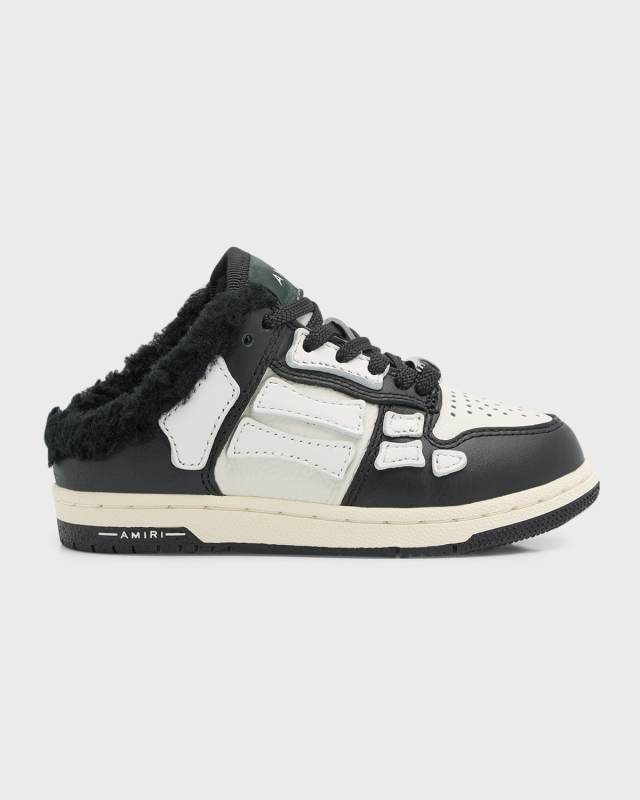 Kid's Skel Leather Low-Top Mule Sneakers, Toddlers/Kids